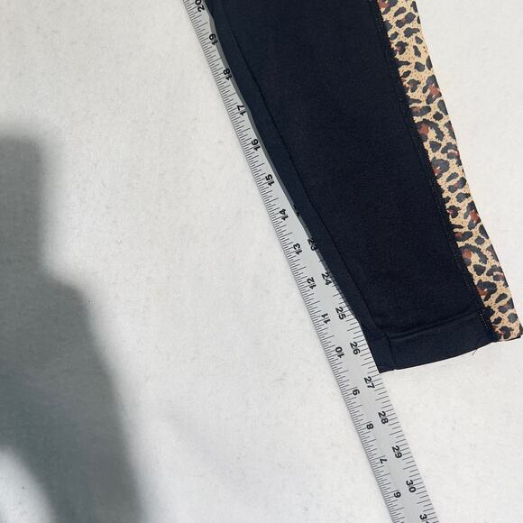 LA Winner Leggings Woman's One Size Workout Pants Animal Print Leopard LOVE Band - Picture 7 of 8
